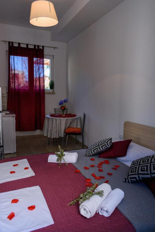 Кровать или кровати в номере Villa Astra