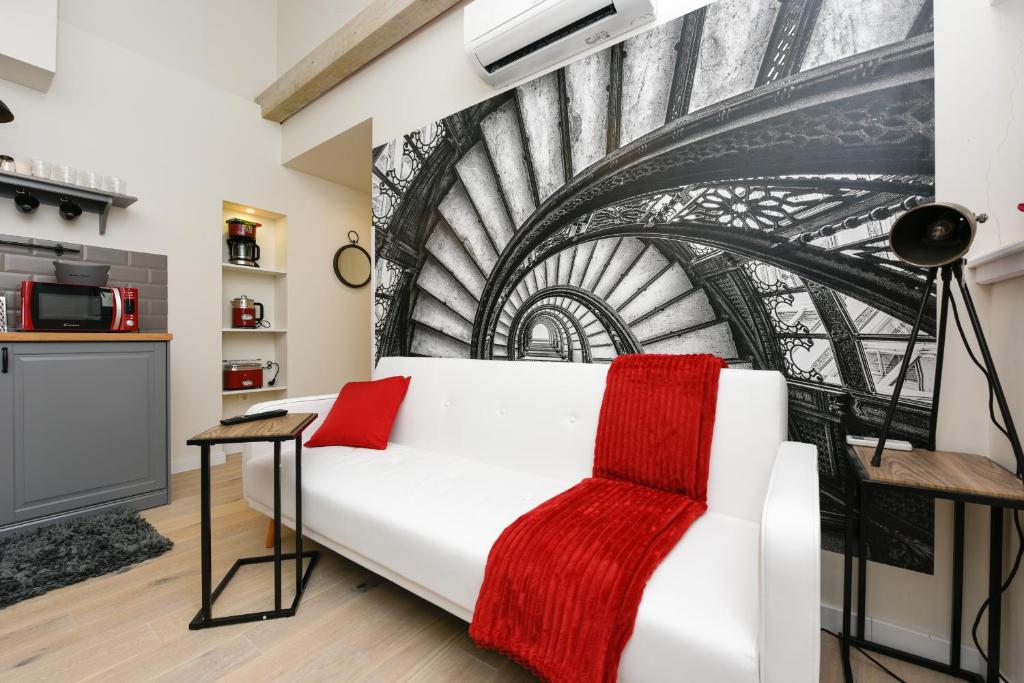 Posteľ alebo postele v izbe v ubytovaní Apartments Santa Lucia Exclusive