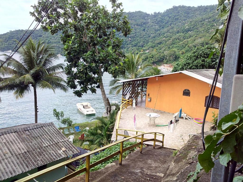  Casa Na Ilha Grande De Frente Pro Mar Com Pier