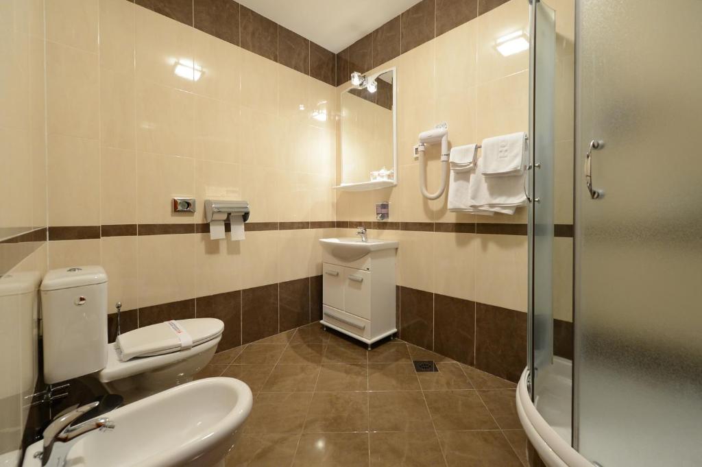 Vannituba majutusasutuses Hotel Orasac
