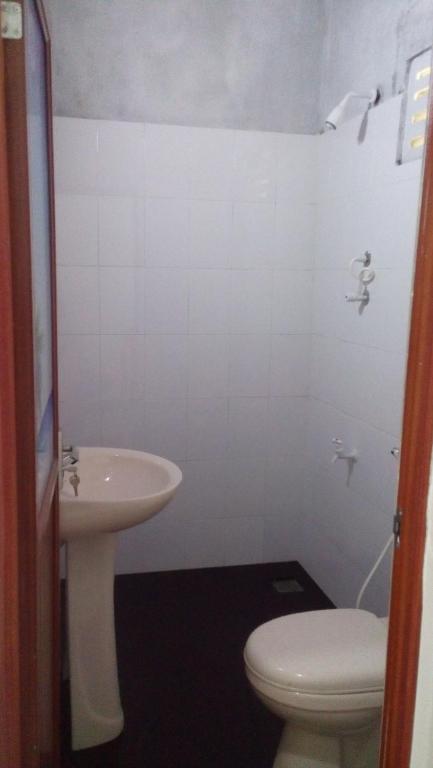 Koupelna v ubytování Amadi Rest