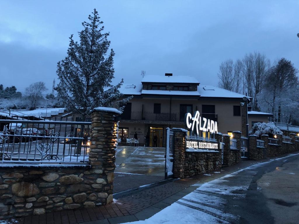 Hotel Calzada v zimě
