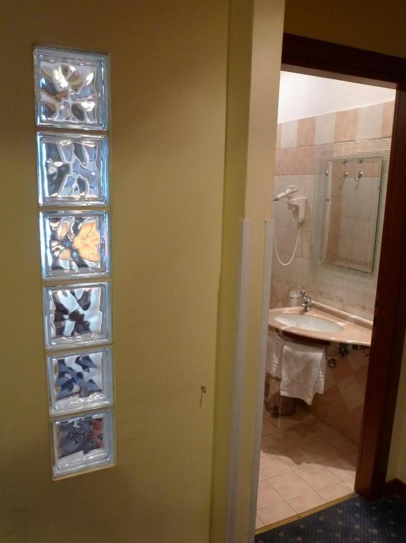 Koupelna v ubytování Hotel La Pace - Experience