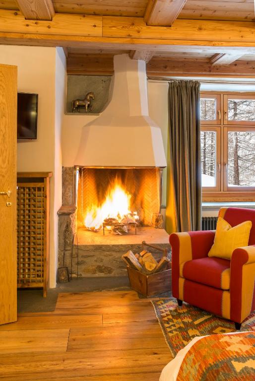 Posezení v ubytování Saint Hubertus Resort