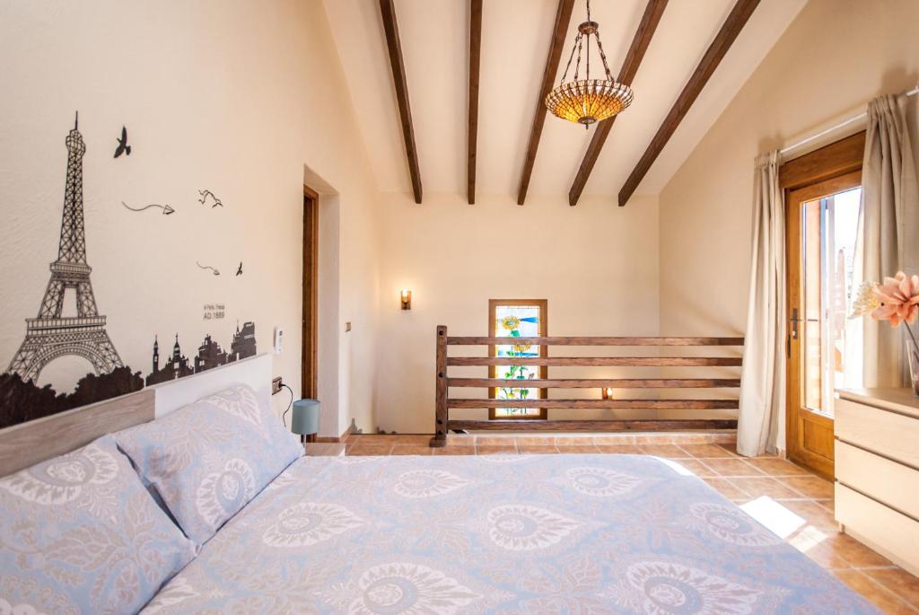 Posteľ alebo postele v izbe v ubytovaní Cubo's Villa Family
