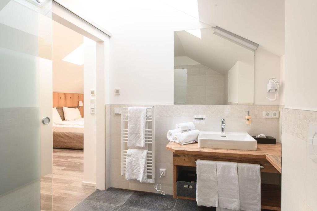 Posteľ alebo postele v izbe v ubytovaní Kaiser Max Design Appartements