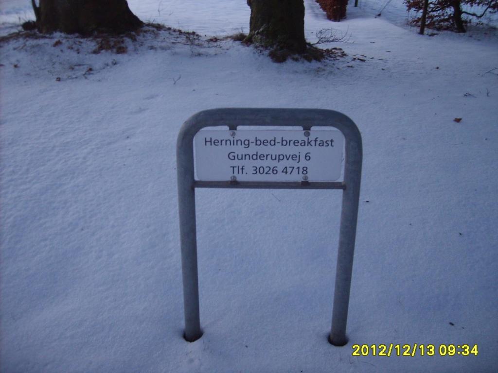 Herning Bed & Breakfast v zimě