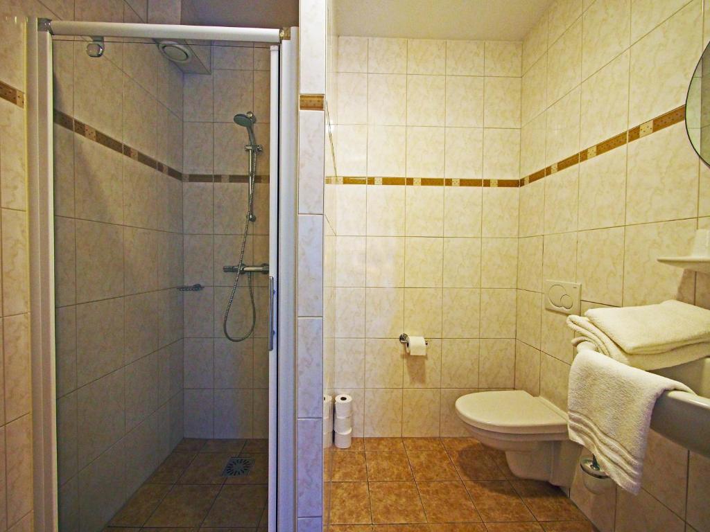Koupelna v ubytování Hotel Bos en Duinzicht