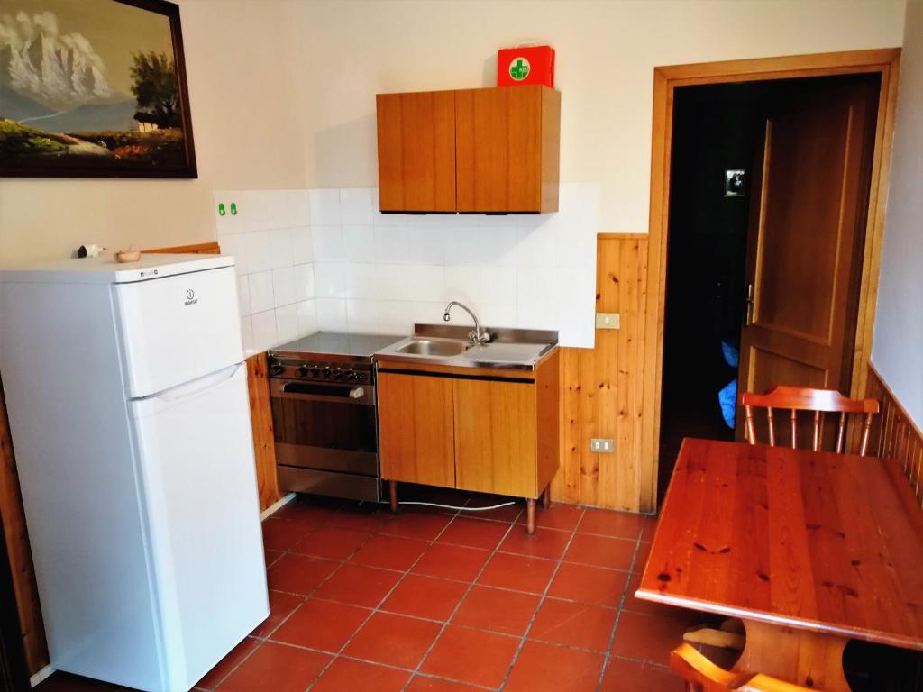 Kuchyň nebo kuchyňský kout v ubytování Agriturismo Longetti