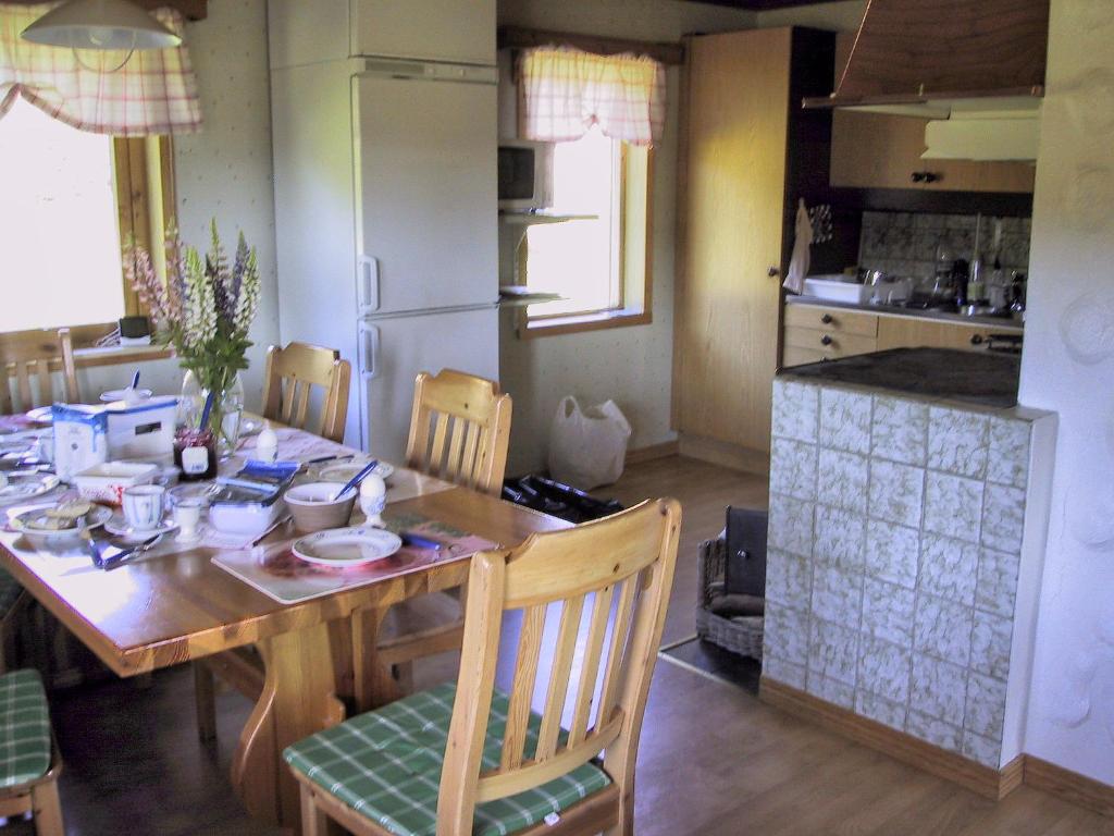 Kuchyň nebo kuchyňský kout v ubytování Ferienhaus Vitsand