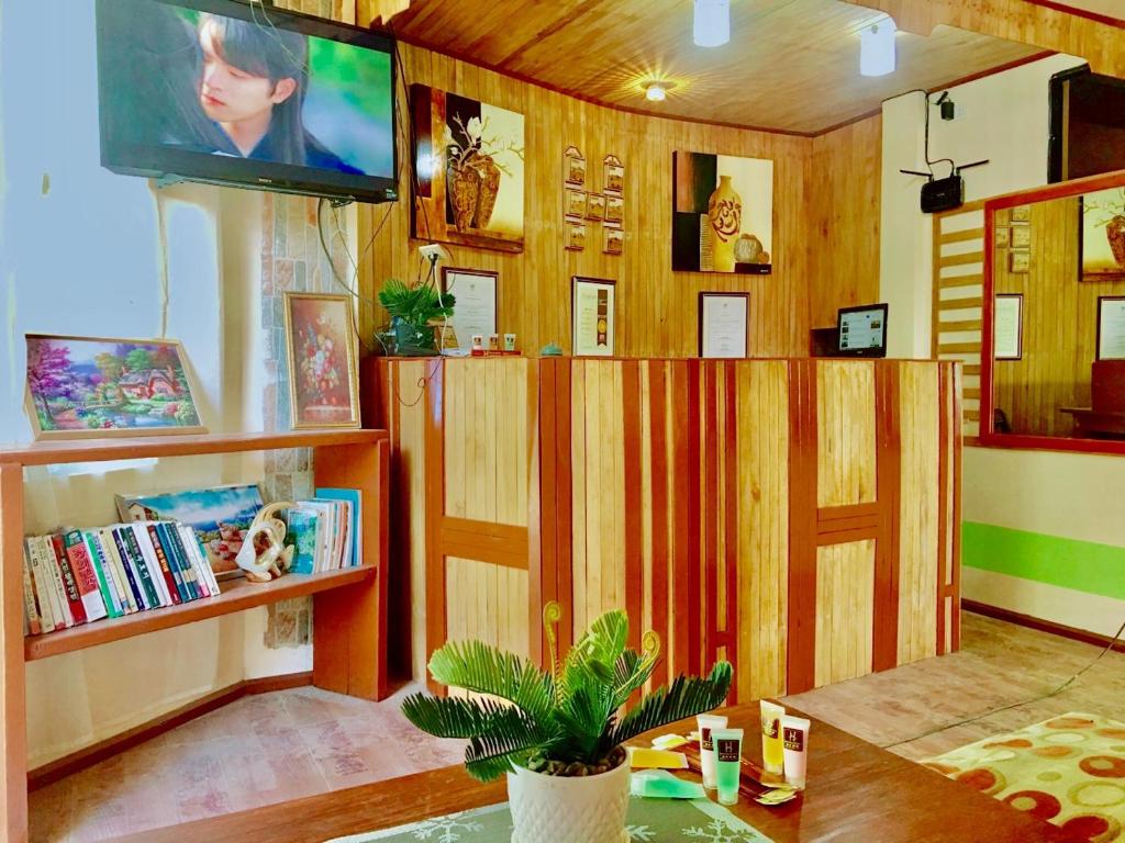 TV a/nebo společenská místnost v ubytování Hwan Dynasty Suite