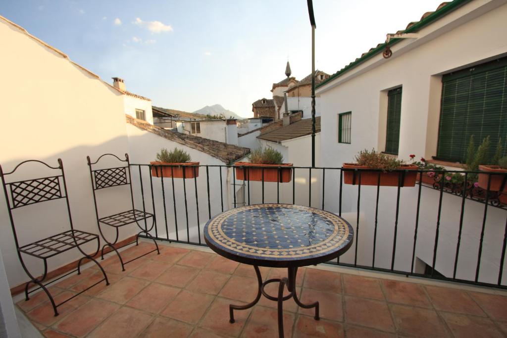 Een balkon of terras bij Casa Baños de la Villa