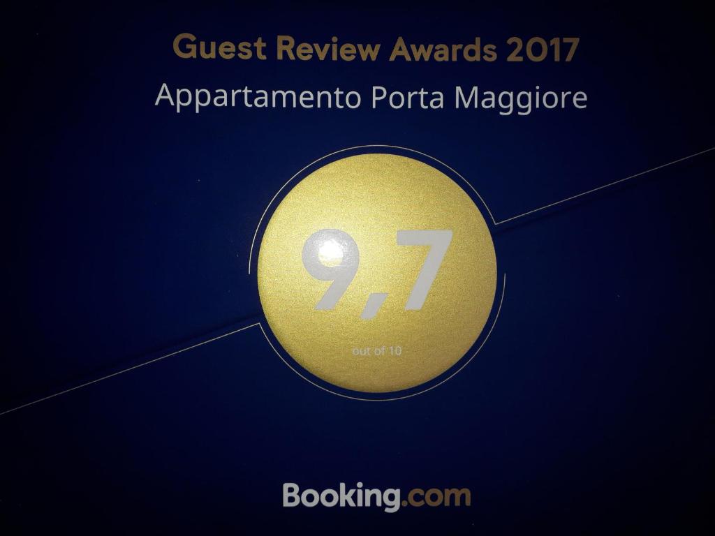 Certyfikat, podpis lub inny dokument wystawiony w obiekcie Appartamento Porta Maggiore