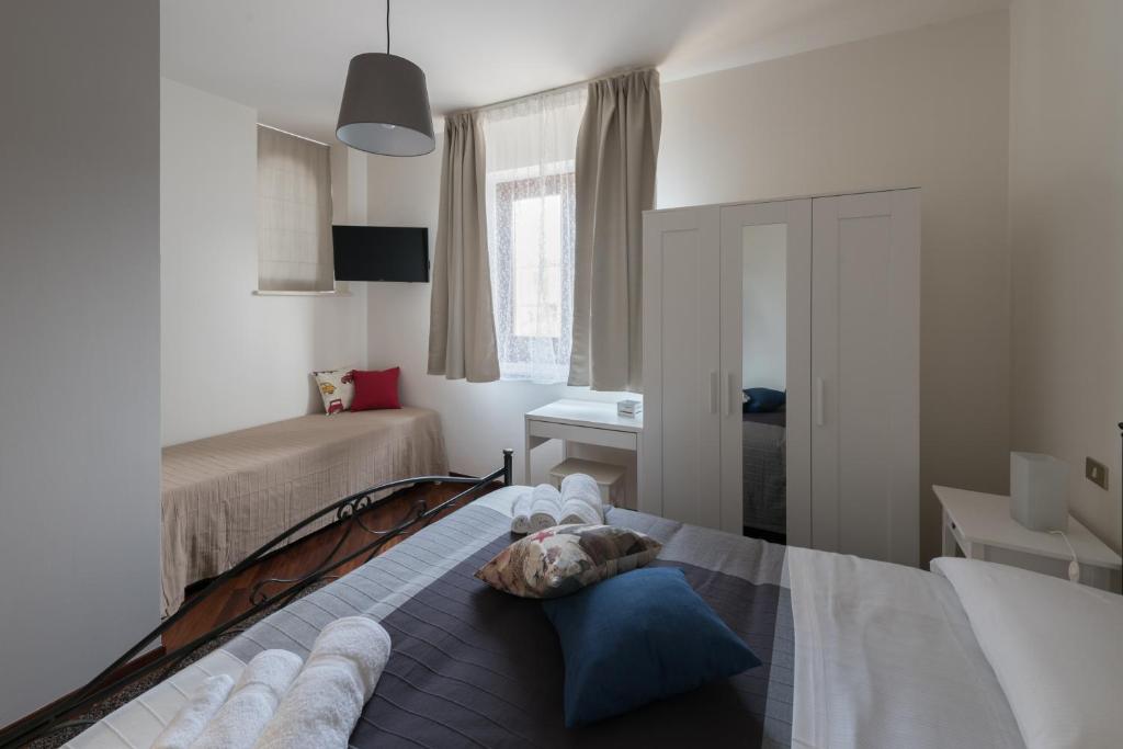 Postel nebo postele na pokoji v ubytování Ellebì B&B