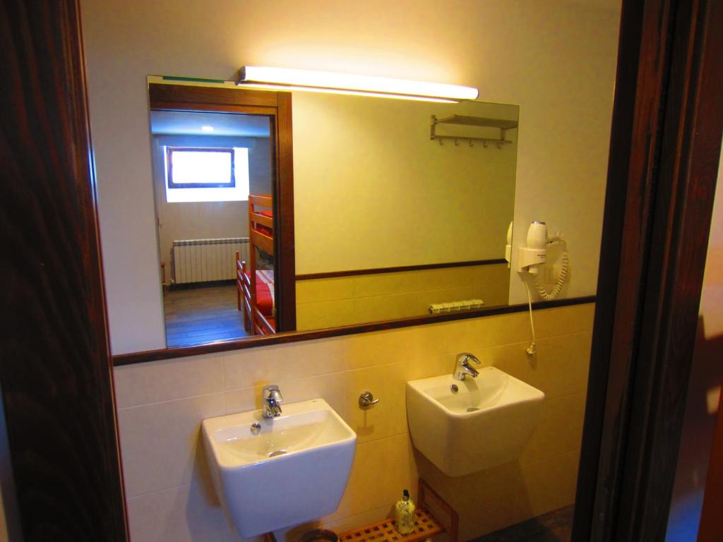 Koupelna v ubytování Matxitxulo Family Rooms