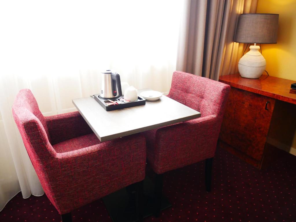 Posezení v ubytování Hotel het Oosten