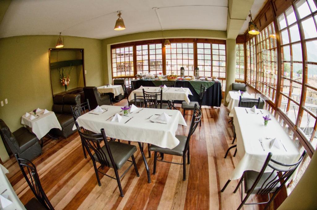 Restoran või mõni muu söögikoht majutusasutuses Sol Ollantay Boutique Hotel