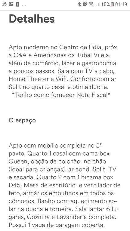  Apto c/ ar Split - Centro local imbatível - com NF