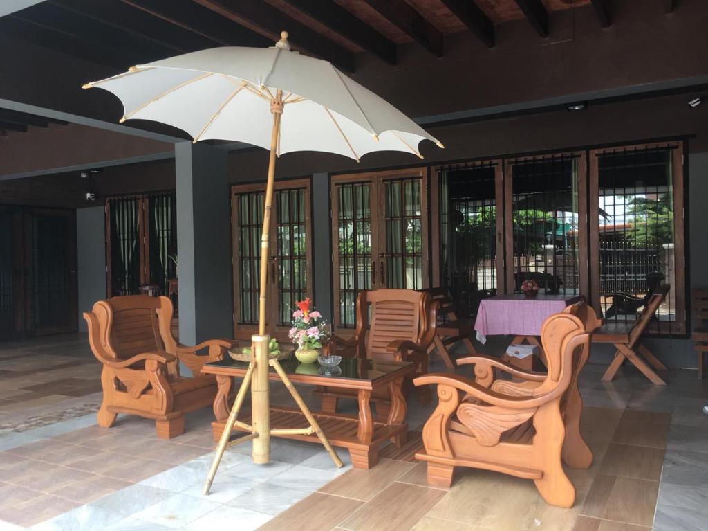 Patio nebo venkovní prostory v ubytování Na Siri Lake View