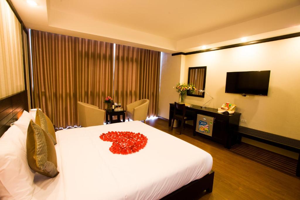 TV a/nebo společenská místnost v ubytování Friendship hotel