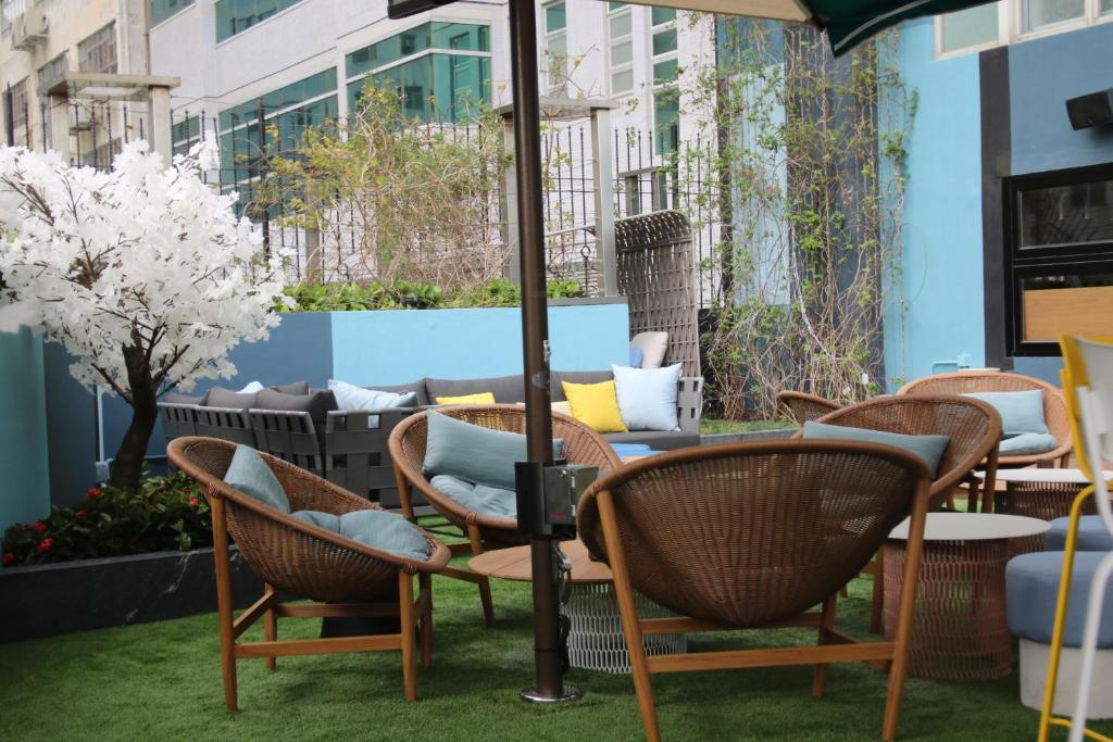 Area soggiorno di Southside by Ovolo