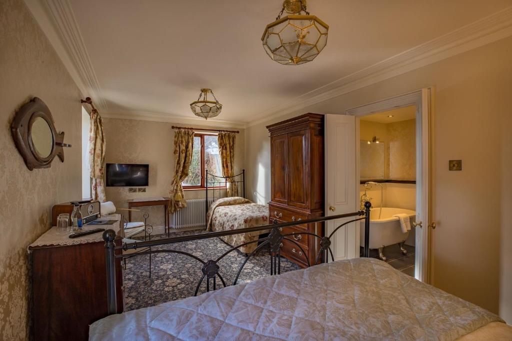 TV a/nebo společenská místnost v ubytování Ghan House