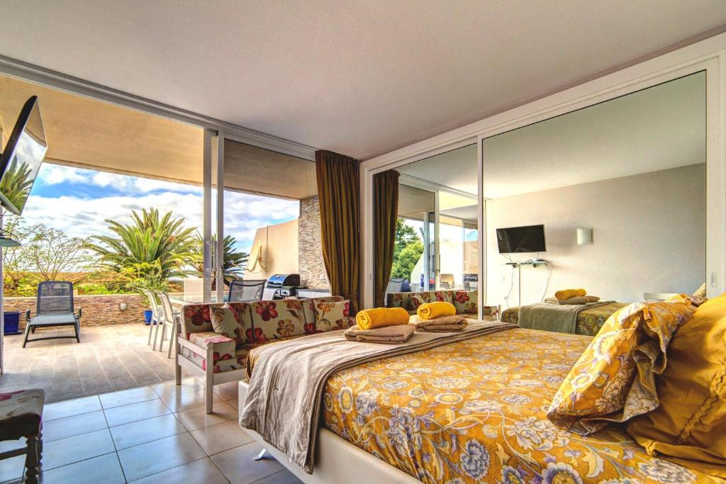 Χώρος καθιστικού στο Marazul, Heated Pool, Terrace, Wifi