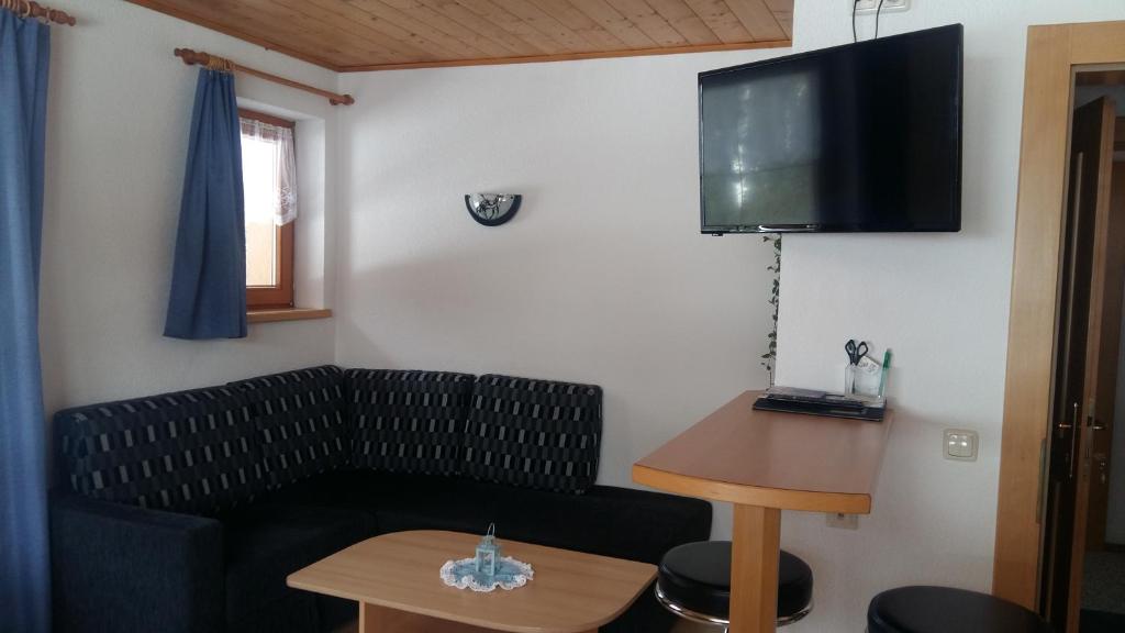 TV a/nebo společenská místnost v ubytování Gabershof