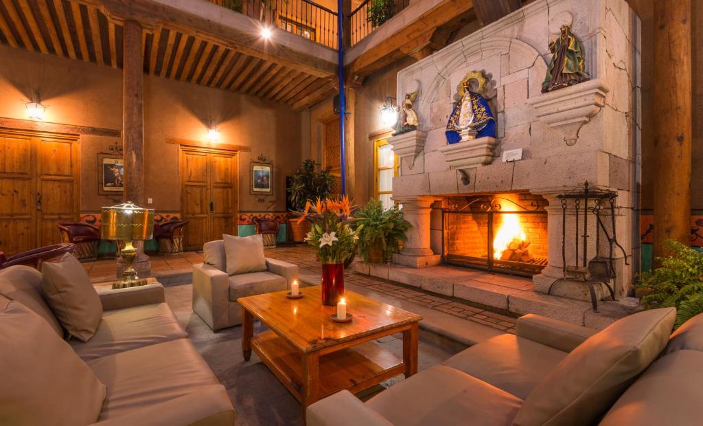 Posezení v ubytování Hotel Casa del Refugio