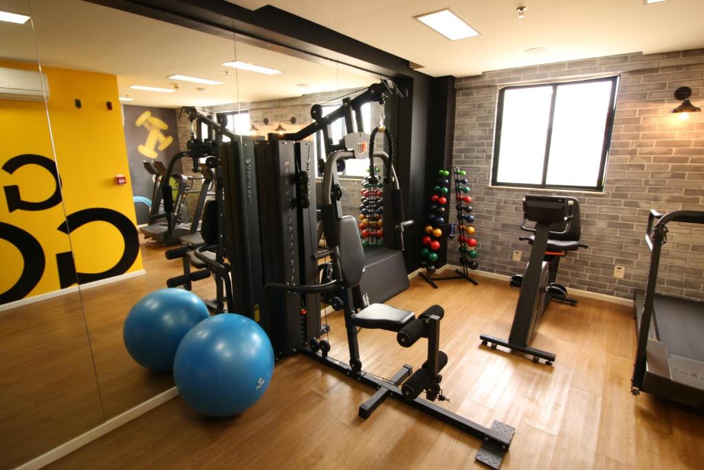 Fitness centrum a/nebo fitness zařízení v ubytování ibis Styles Vitoria da Conquista