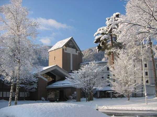 Azumino Hotaka View Hotel v zimě
