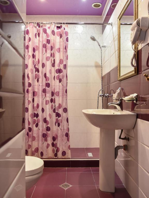 Koupelna v ubytování Premium Hotel Yerevan