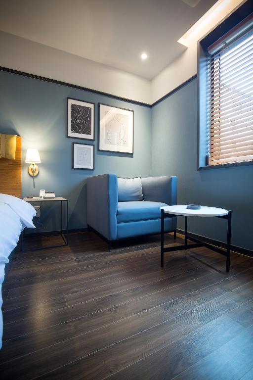 Posezení v ubytování Brown-Dot Hotel Choeup