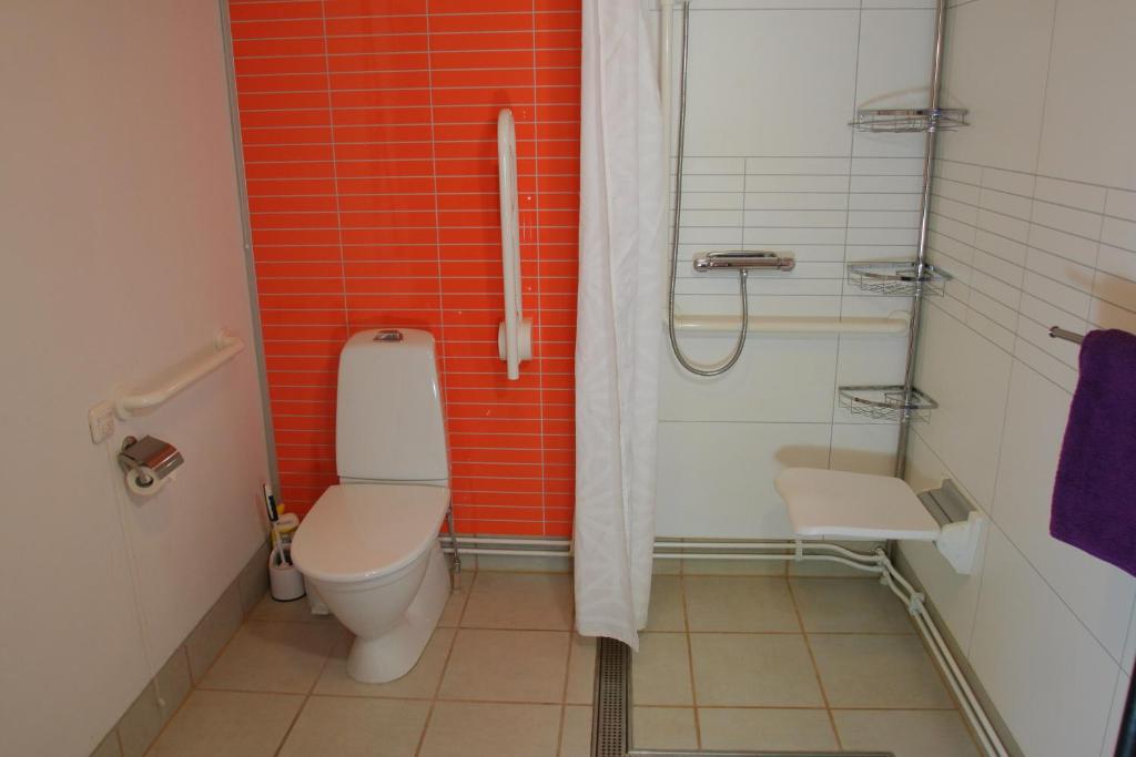 Koupelna v ubytování Bed & Breakfast Björkhyddan