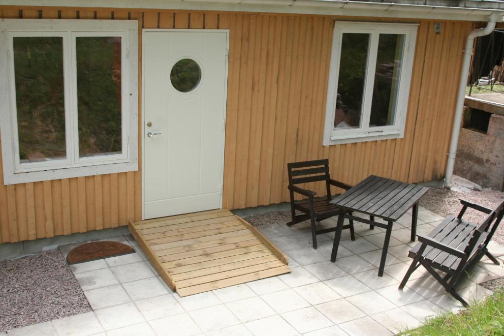 Patio nebo venkovní prostory v ubytování Bed & Breakfast Björkhyddan