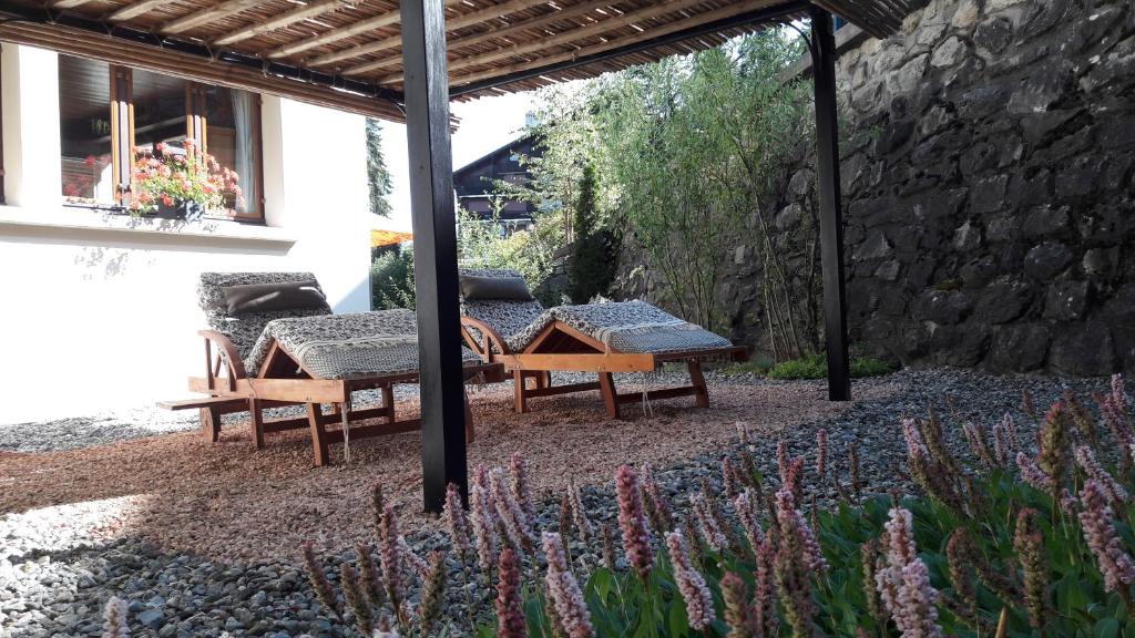 Zahrada ubytování Alp-Hôtel