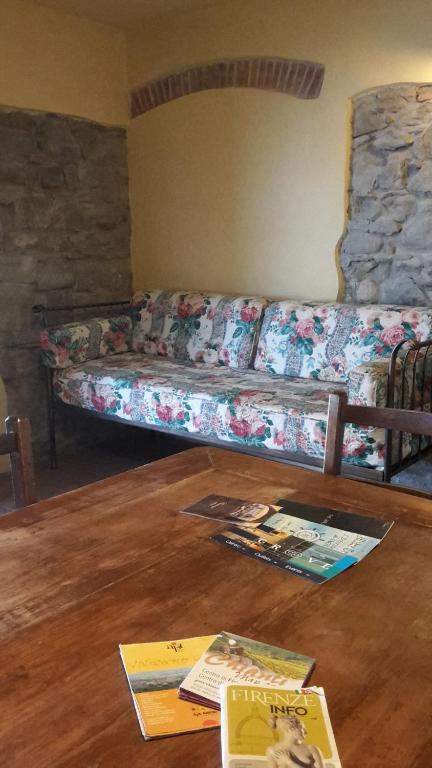 Posezení v ubytování Bioagriturismo Poderaccio