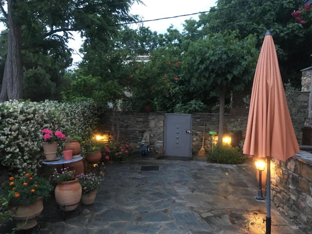 A garden outside Charming Stone House