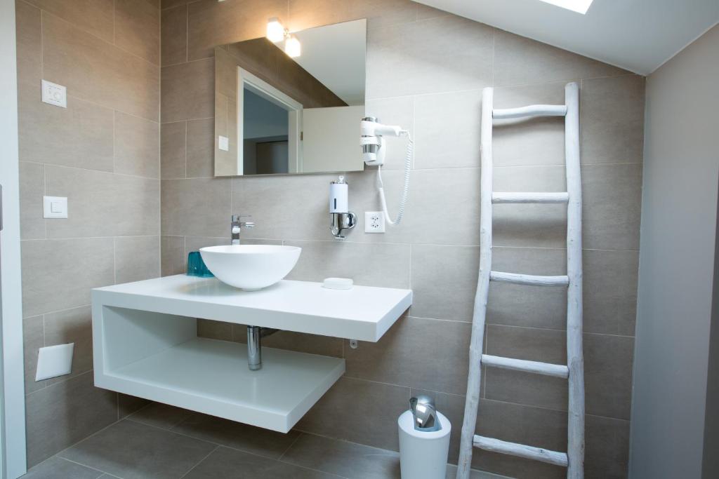 Koupelna v ubytování Auberge des Grands Bois