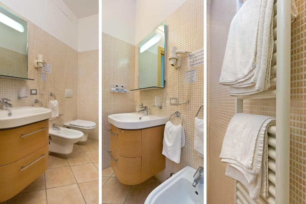 Koupelna v ubytování Residence Dei Due Porti