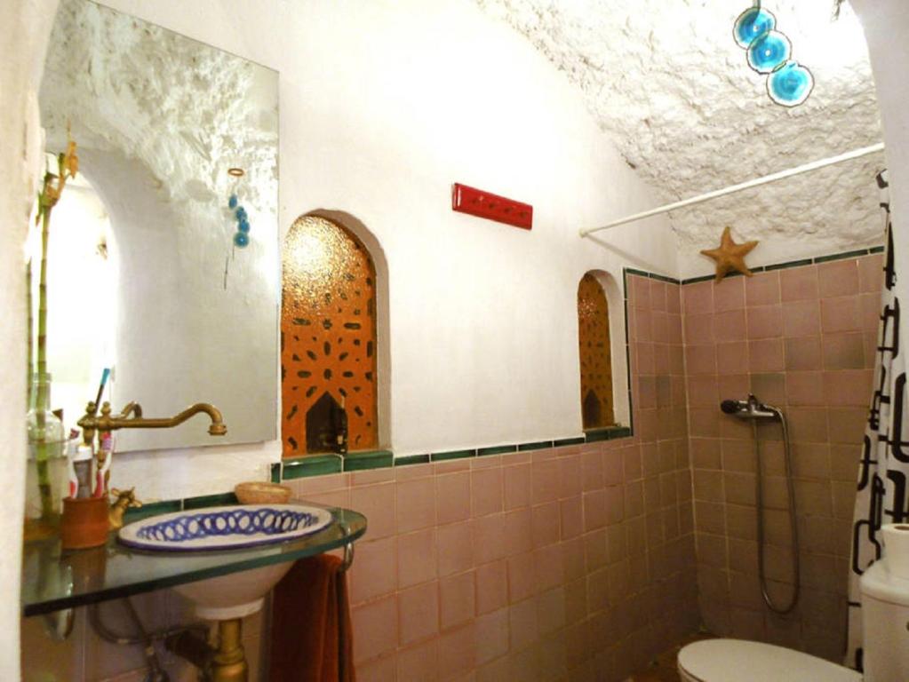 Kúpeľňa v ubytovaní La Constanza Casa Cueva