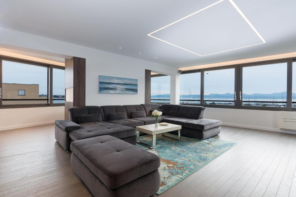 Część wypoczynkowa w obiekcie Luxury Apartment Kortina