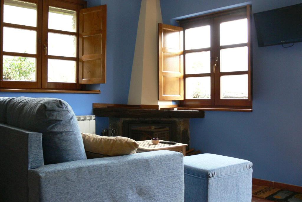 Posezení v ubytování Apartamentos El Valledor