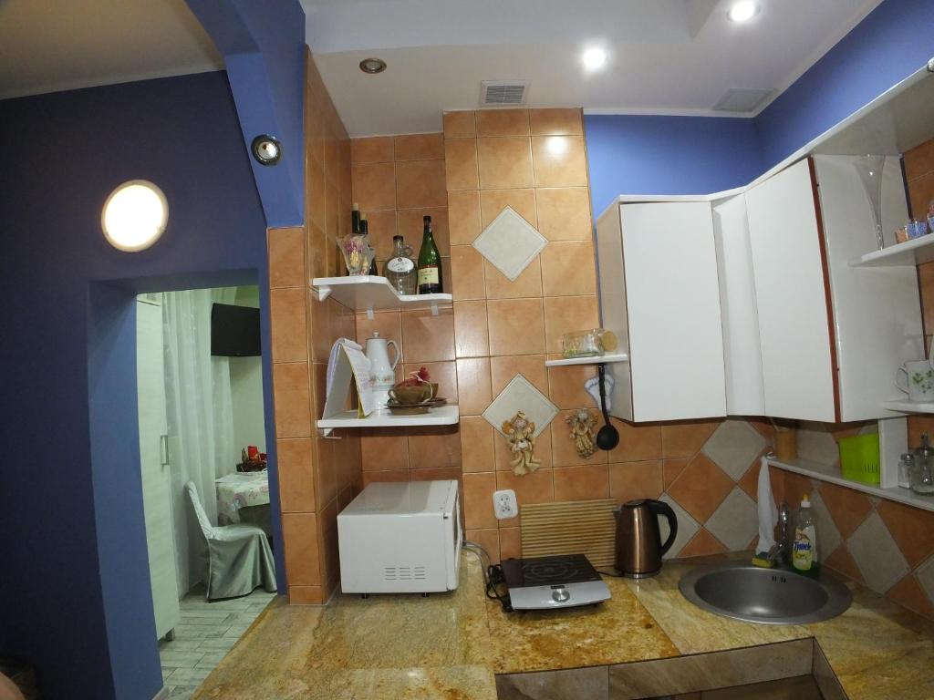Kuchyňa alebo kuchynka v ubytovaní Apartament Dworcowa