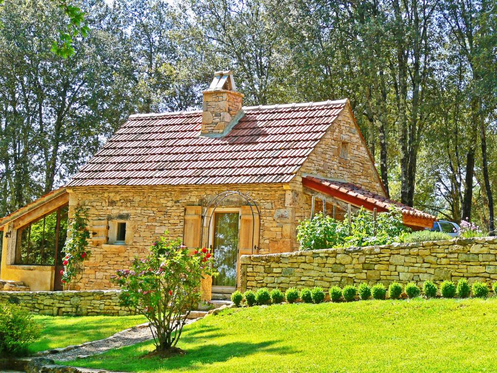 Zahrada ubytování Eco-hameau Du Sentier Des Sources