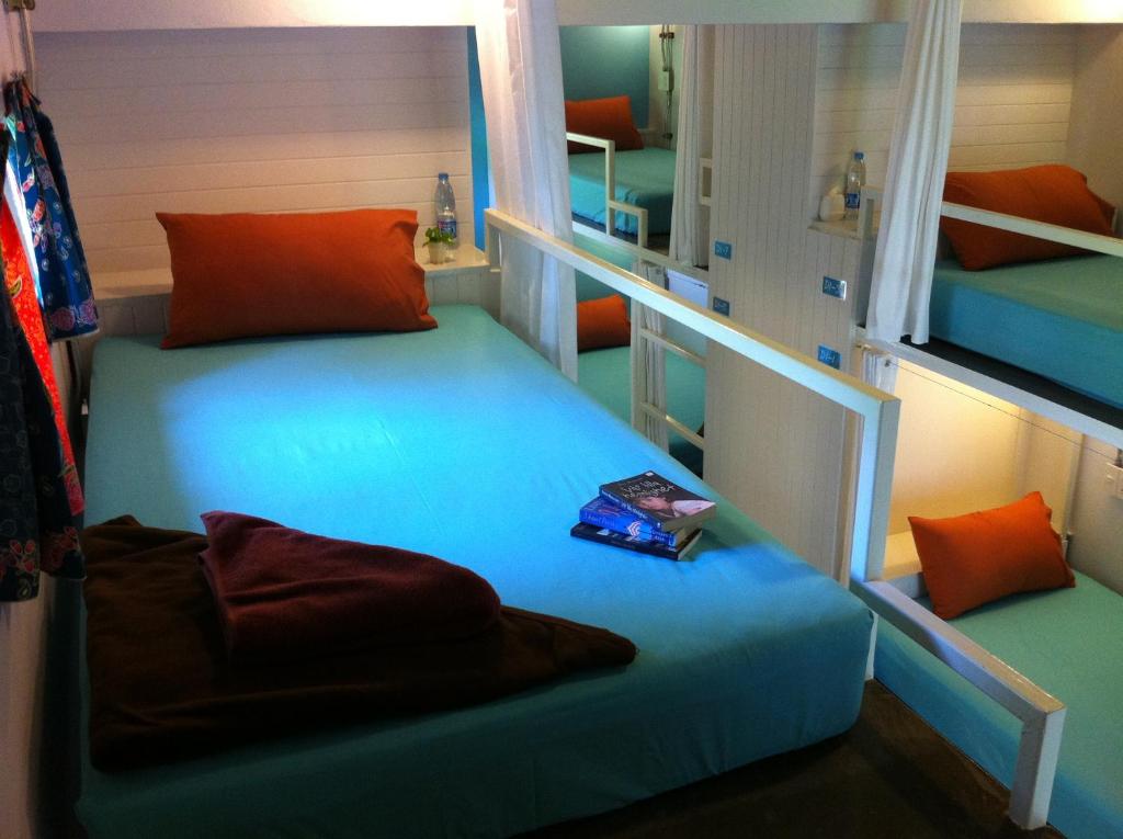 Postel nebo postele na pokoji v ubytování Glur Hostel