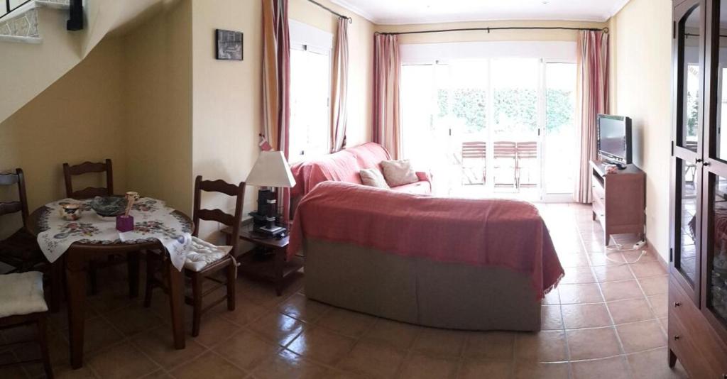 Posezení v ubytování Villas Alandalus