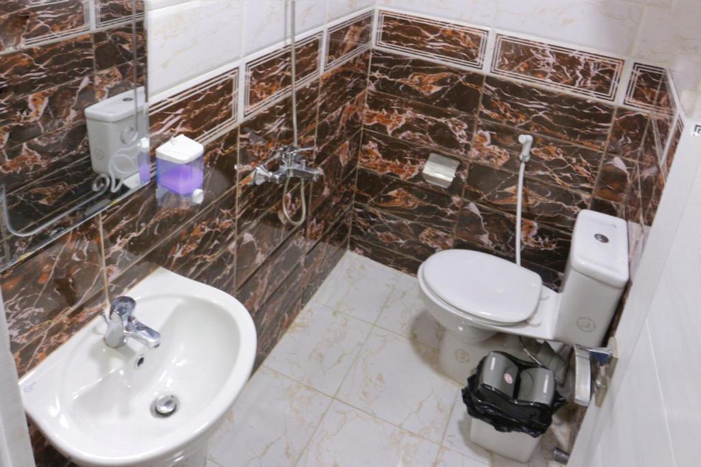 Koupelna v ubytování Hostgram Hotel