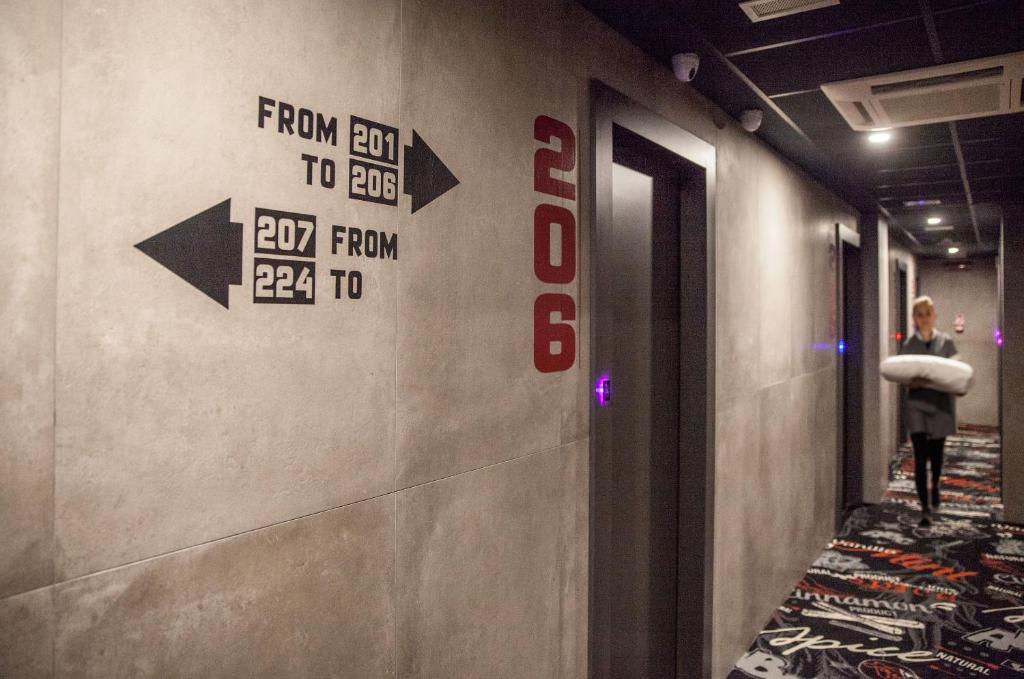 Certifikát, hodnocení, plakát nebo jiný dokument vystavený v ubytování Spice Hotel Milano