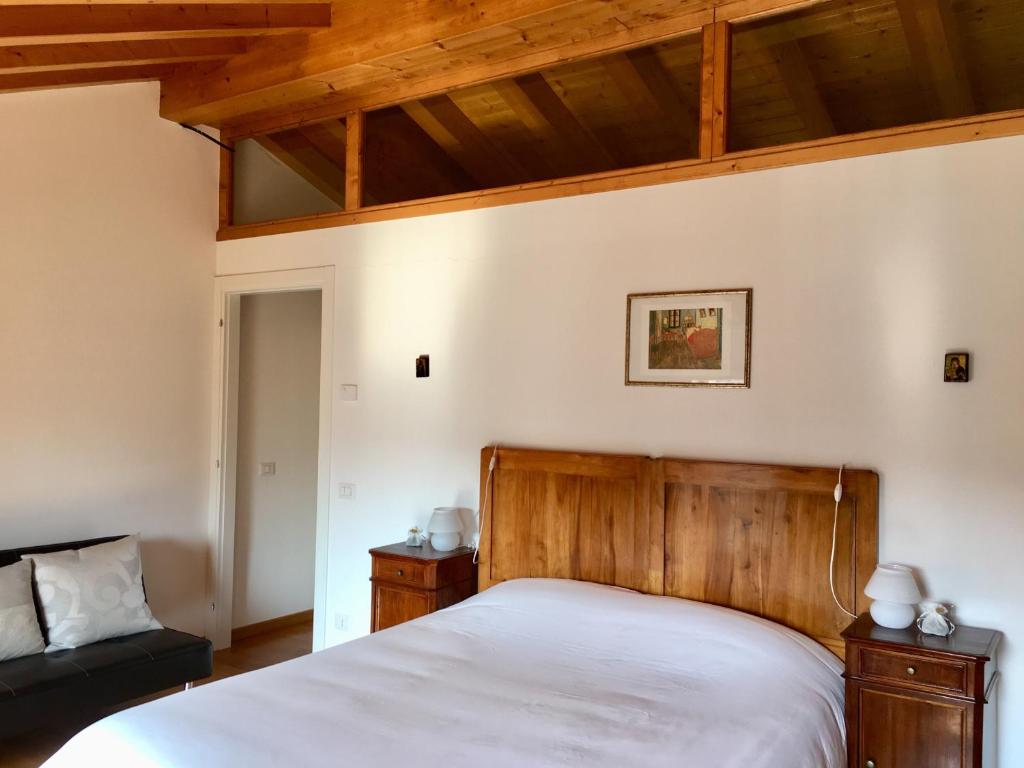 Postel nebo postele na pokoji v ubytování Agriturismo Lemire